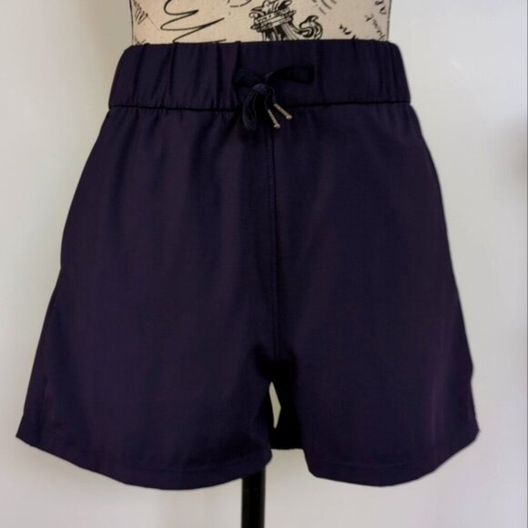 WILLIT | Women's Dark Navy 2.5" Lightweight Athletic Drawstring Shorts - Picture 4 of 8